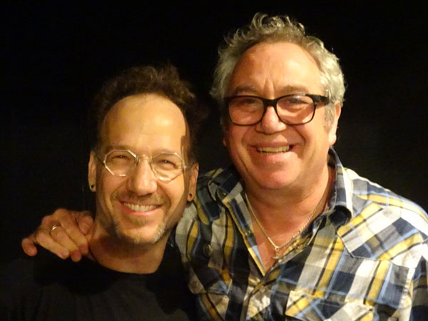scott amendola + mike watt (l to r) at the uptown lounge in oakland, ca on march 22, 2019
