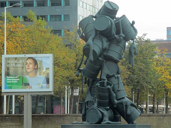 billboard + public art in rotterdam, netherlands on october 30, 2016