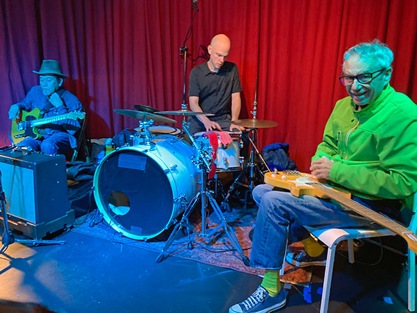 the 'corsano baiza watt trio' at 'hero's welcome' in vancouver, bc, canada on oct 23, 2024 photo by barry hignison