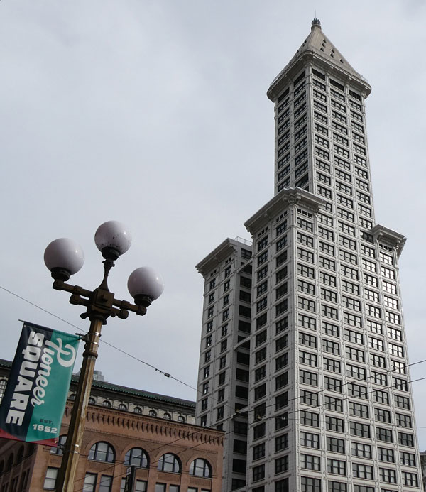 the 'smith tower' in seattle, wa on oct 27, 2024