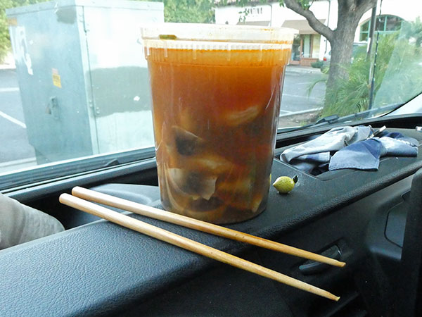 'tom yum goong' soup watt chowed in ojai, ca on oct 31, 2024