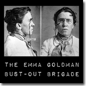cover art for the 'emma goldman bust-out brigade' debut album