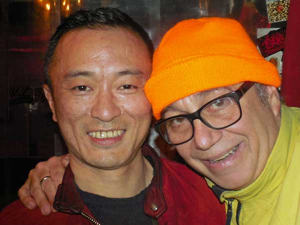 lao lu + mike watt (l to r) at yyt in shanghai on march 26, 2017
