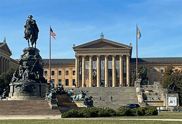 peter distefano's photo of the philadelphia museum of art in philadelphia, pa on march 1, 2024