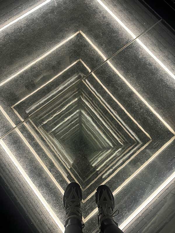 robin hatch's photo of the elevator shaft near the top of the empire state building in new york city, ny on march 8, 2024