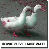 howie reeve + mike watt seven inch vinyl on the audacisous art experiment