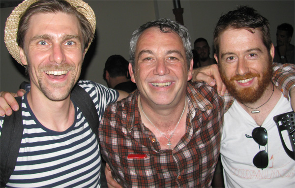 andrea belfi, mike watt + stefano pilia (left to right) on july 17, 2010