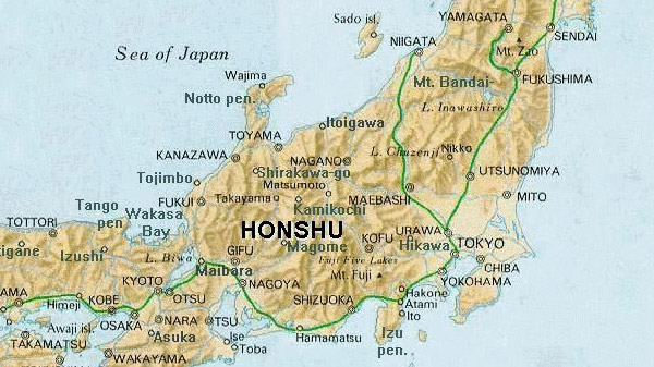 honshu island