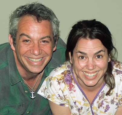 mike watt + petra haden (l to r) on march 3, 2007