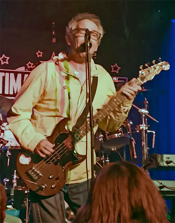 mike watt at the 'whisky a go go' in west hollywood, ca on may 23, 2023 - photo by lena scherfenberg