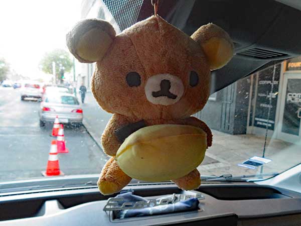 rilakkuma from the old boat now in the new boat in oakland, ca on september 7, 2023