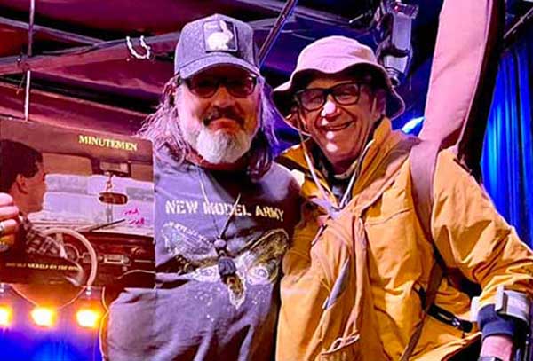 unknown person's photo of robert cohen w/mike watt at '191 toole' in tucson, az on november 3, 2023