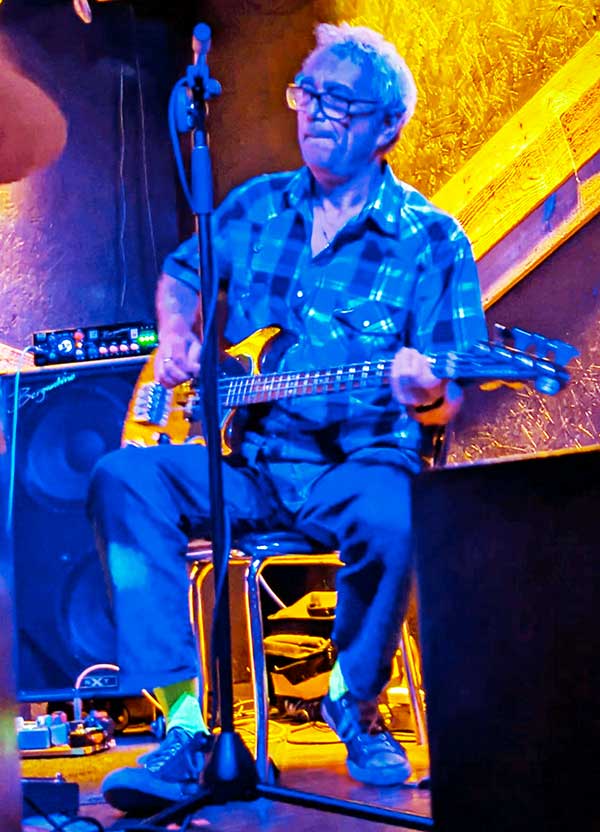 christopher mcconnell's photo of mike watt at the 'spirit lodge' in pittsburgh, pa on october 6, 2023