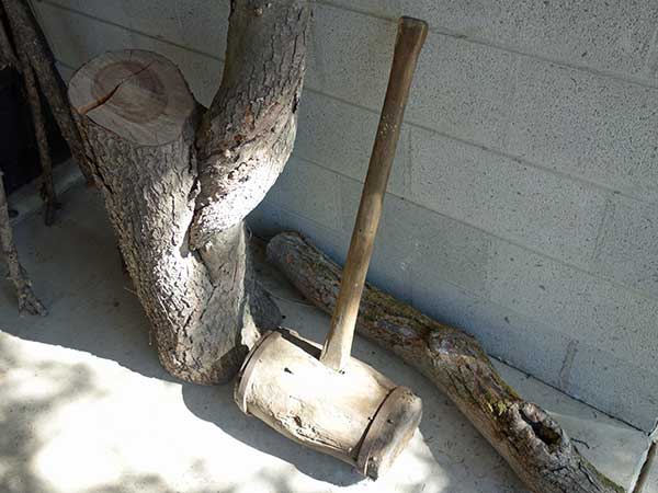 wooden hammer at joel + leah's in columbus, oh