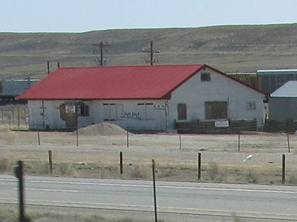 pad where watt cleaned up after blowing it out on a secondmen tour about six miles west of wamsutter, wy