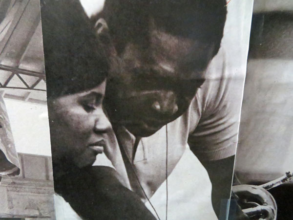 picture of alice + john coltrane at 'zebulon' in frogtown part of silver lake, ca