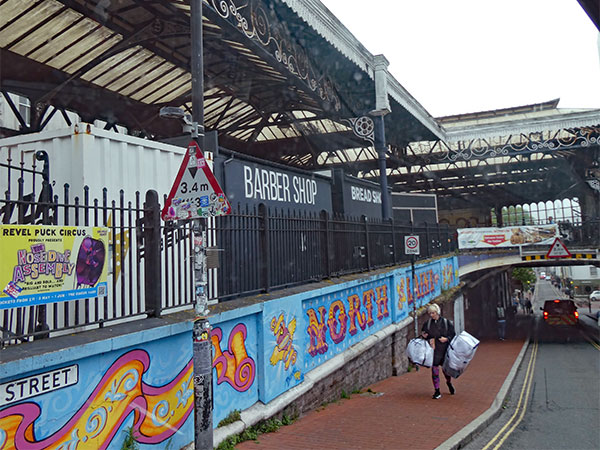 near the main train station in brighton