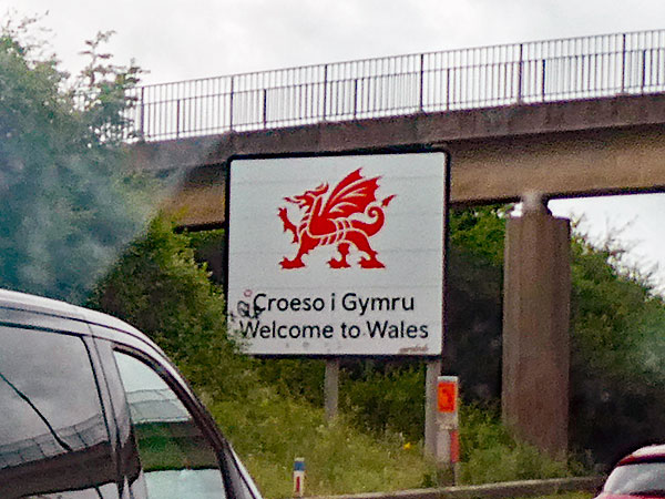 entering wales from england