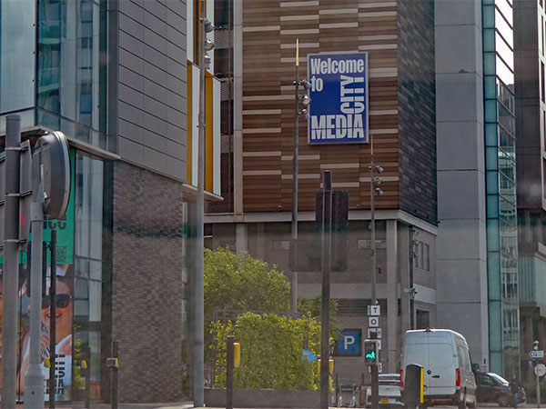 'media city' in the salford part of manchester