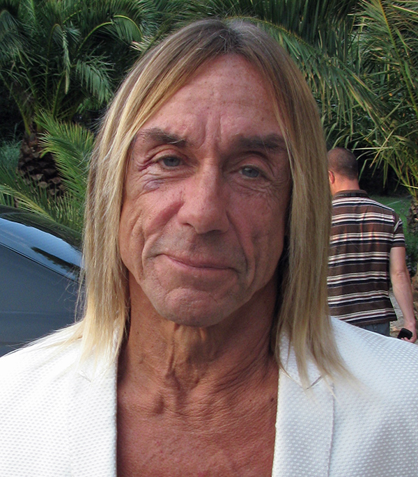 iggy pop in alenya, france on july 10, 2010