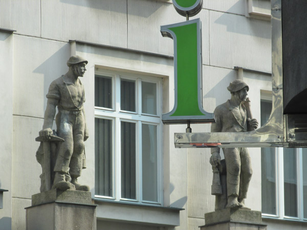 downtown ostrava, czech republic - june 21, 2013