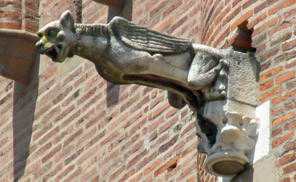 albi cathedral gargoyle - july 7, 2013