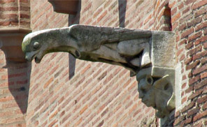 albi cathedral gargoyle - july 7, 2013