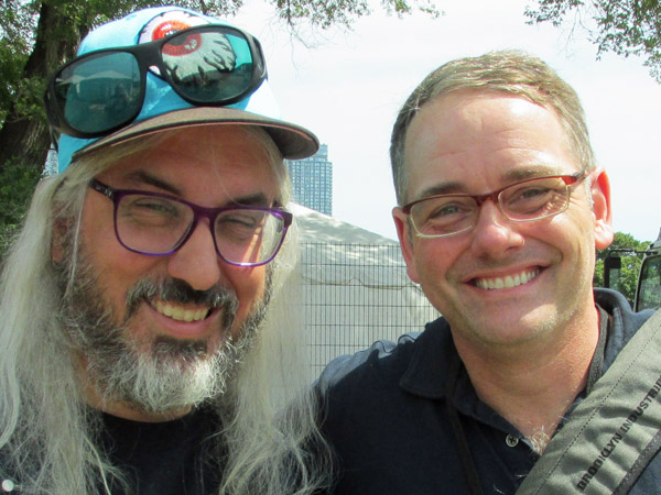 j mascis + eric fischer (l to r) in toronto, canada on august 25, 2013