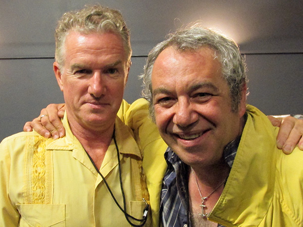 mick harvey + mike watt (l to r) in melbourne, australia on march 27, 2013