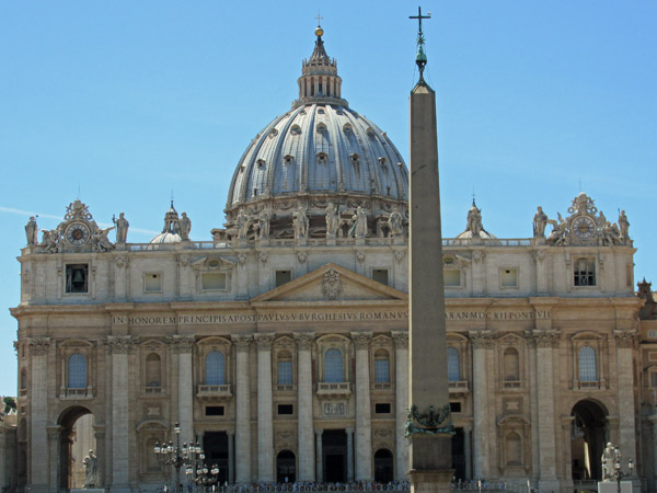 saint peter's basilica, the vatican - july 3, 2013