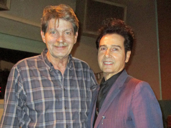 jud phillips + tav falco (l to r) at sam phillips recording service in memphis, tn on october 16, 2015