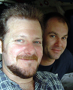shot of pete and jer in 2003