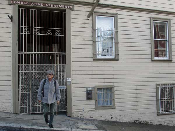 tom watson outside v. vale's pad on march 5, 2017