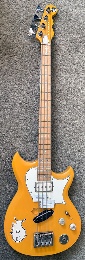 2024 reverend guitars 'wattplower' mark II bass modified by watt 2024 reverend guitars 'wattplower' mark II bass modified by watt