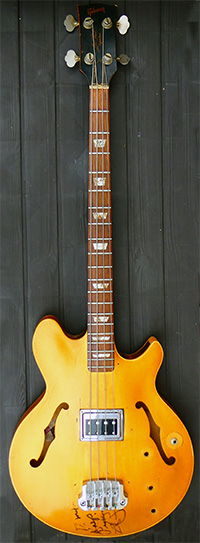 watt's early to mid 1970s gibson les paul signature bass