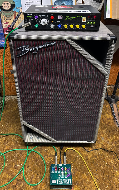 watt's rig for most gigs he does these days watt's rig for most gigs he does these days