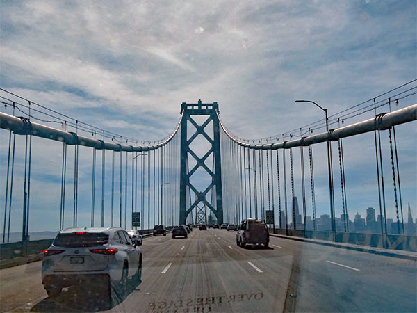 on the bay bridge and headed to 'winters tavern' in pacifica, ca on sep 24, 2026