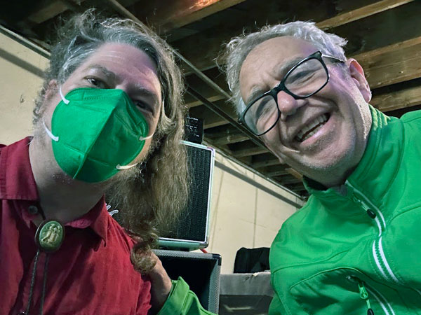 austin rich (l) + mike watt (r) at 'blast off vintage' in salem, or on sep 26, 2026 by austin rich