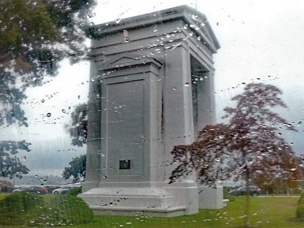 passing the 'peace arch' at the u.s./canadian border at blaine, wa on setpember 29, 2026