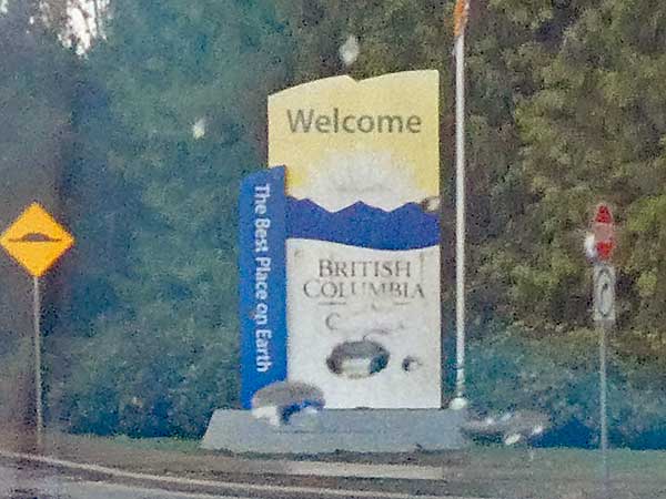 driving into vancouver, bc, canada on setpember 29, 2026