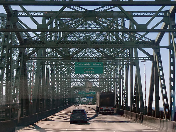crossing from washington state into oregon on october 2, 2026