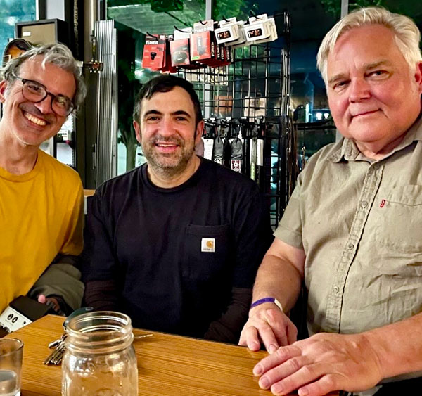 mike baggetta / chris benson / saul koll (l to r) by saul's wife dede