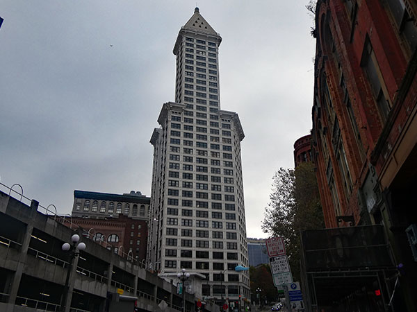'smith tower' in the pioneer square part of seattle, wa on october 2, 2026