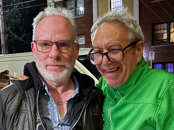 john mcentire + mike watt (l to r) 'strum' in portland, or on october 3, 2026