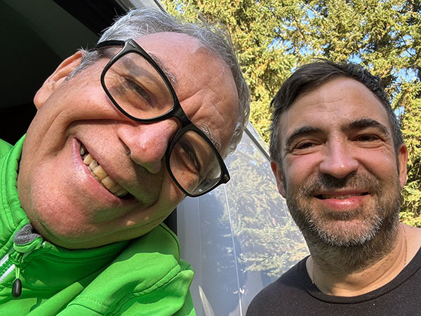 mike watt (l) + chris benson (r) in oregon ciety, or on october 5, 2026
