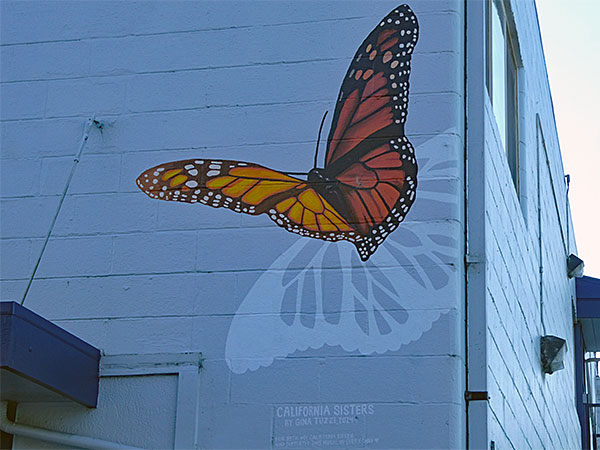 art on the rape crisis center next to richard's goat in arcata, ca on october 6, 2026